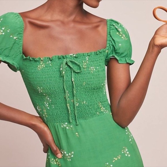 Faithfull the Brand Castillo Dress in Myrtille Floral - Picture 2 of 8